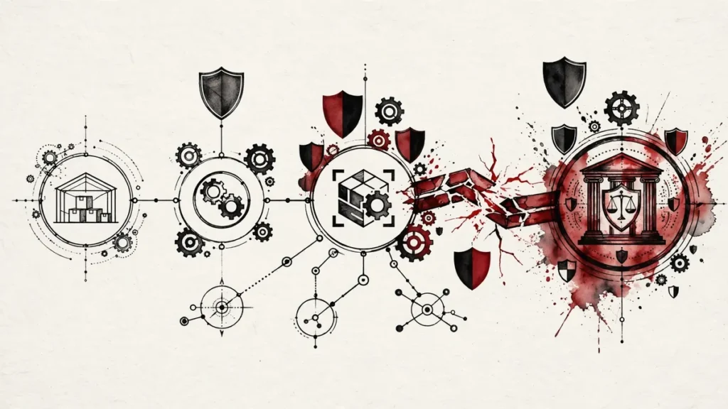Handala's 150GB Claim: What the Israeli Data Theft Proves 1 Handala supply chain attack illustration: vendor to court archive chain