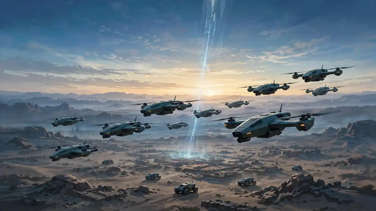 Autonomous drones future battlefield AI warfare