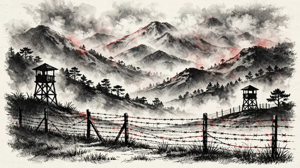 North Korea ballistic missile launch October 29 2026 explained: symbolic Demilitarized Zone border landscape