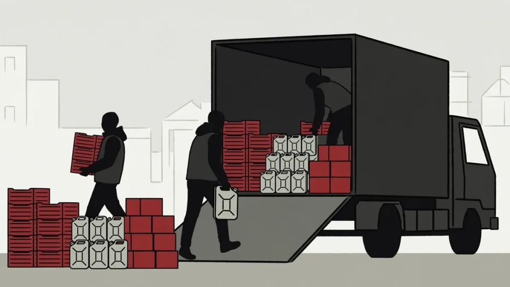 Oleshky Ceasefire: What the Localised Ukraine-Russia Truce Covers 1 Humanitarian aid supplies being unloaded for delivery to civilians in a frontline town