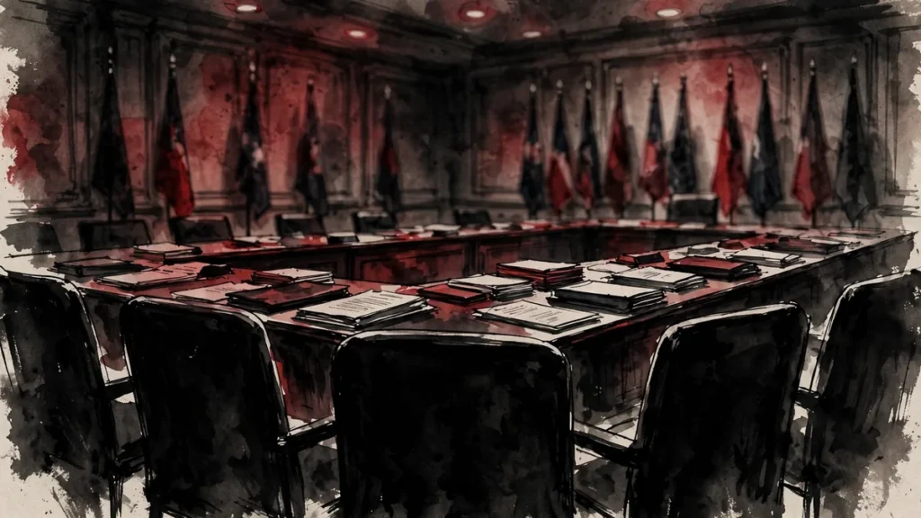 US Strikes on Iran's Naval Targets: What October 29 Changed 2 Formal military briefing room illustration
